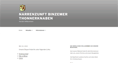 Desktop Screenshot of narrenzunft-binzen.de