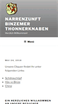 Mobile Screenshot of narrenzunft-binzen.de